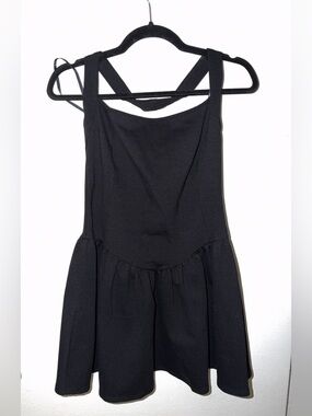 Adorable Black Halter Mini Dress ☀️